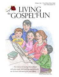 LIVING THE GOSPEL IS FUN ~ Sing-Along with Vocal Sheet Music Book and Orchestrated CD 