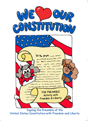 We Love Our Constitution, THE PREAMBLE ~ Activity Colorful Booklet 
